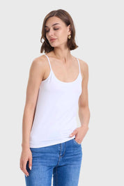 Polera Mujer Pabilo Básico Blanco