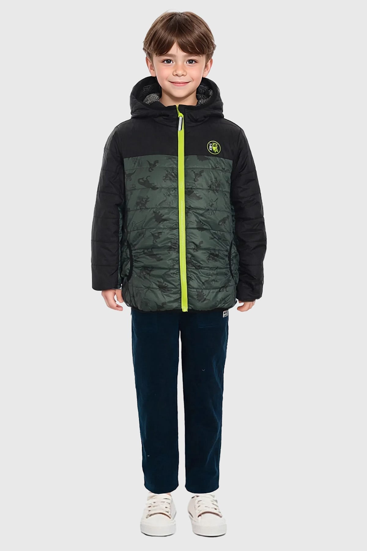 Pantalón Niño Jogger Cotelé Petróleo