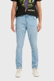 Jeans Hombre Slim Azul