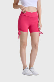 CALZA MUJER TIRAS FUCSIA