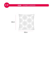 COJÍN UNISEX VELVET LISO NARANJO