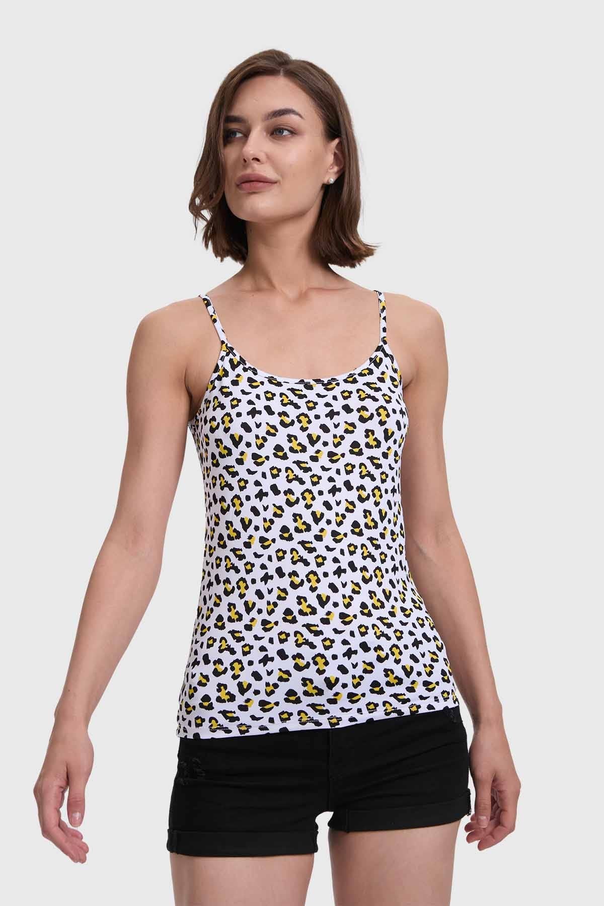 Polera Mujer Pabilo Print Negro