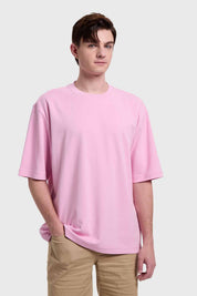 Polera Hombre Loose Fit Rosado