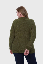 Sweater Mujer Tejido Verde