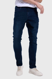 JEANS HOMBRE ROTURA BOLSILLO AZUL OSCURO