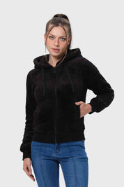 Polar Mujer Peludo Negro