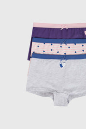 Calzón Niña Tripack Pantaleta Niña Rosado