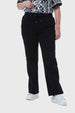 Pantalón Buzo Mujer Detalle Strass Bolsillo Negro
