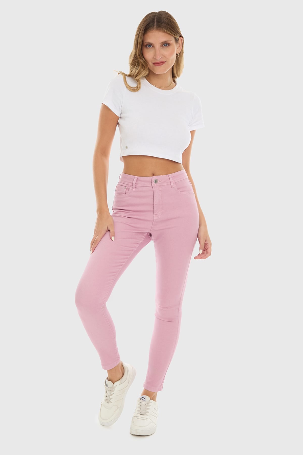 Jeans Mujer Emilia Rosado