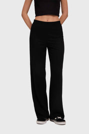 Pantalón Mujer Textura Negro