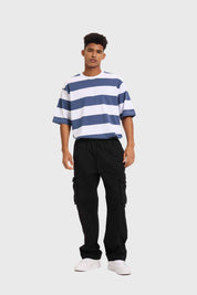 Pantalón Hombre Jogger Cargo Negro