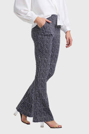 CALZA MUJER PRETINA ELÁSTICA NEGRO
