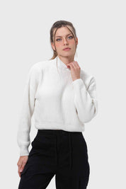 Sweater Mujer Chenille Crudo Fasp