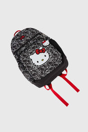 Mochila Escolar Infantil Hello Kitty 25 Lt. Negro