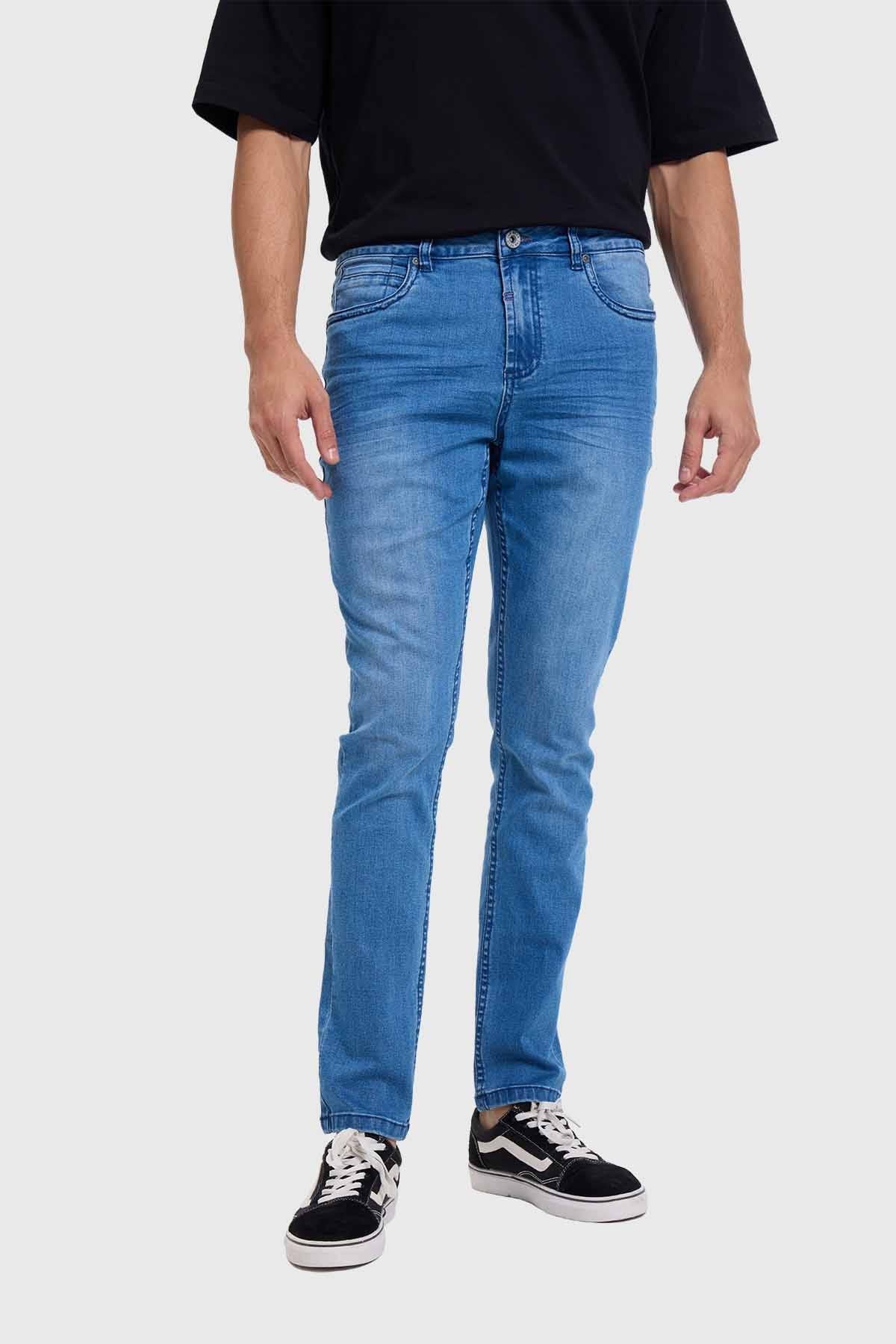 Jeans Hombre Skinny Azul