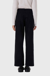 Pantalón Mujer Abotonado Negro