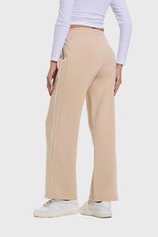 Pantalón Mujer Wide Leg Beige