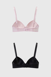 Sostén Mujer Bipack Básico Palo Rosa