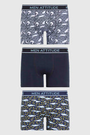 Boxer Tripack Negro