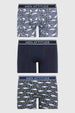 Boxer Tripack Negro