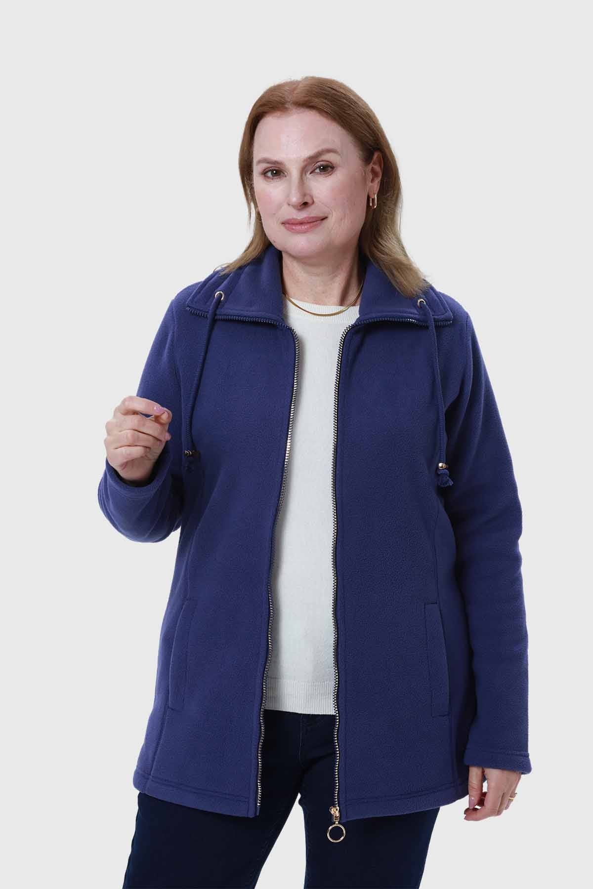 Polar Mujer Básico Azul