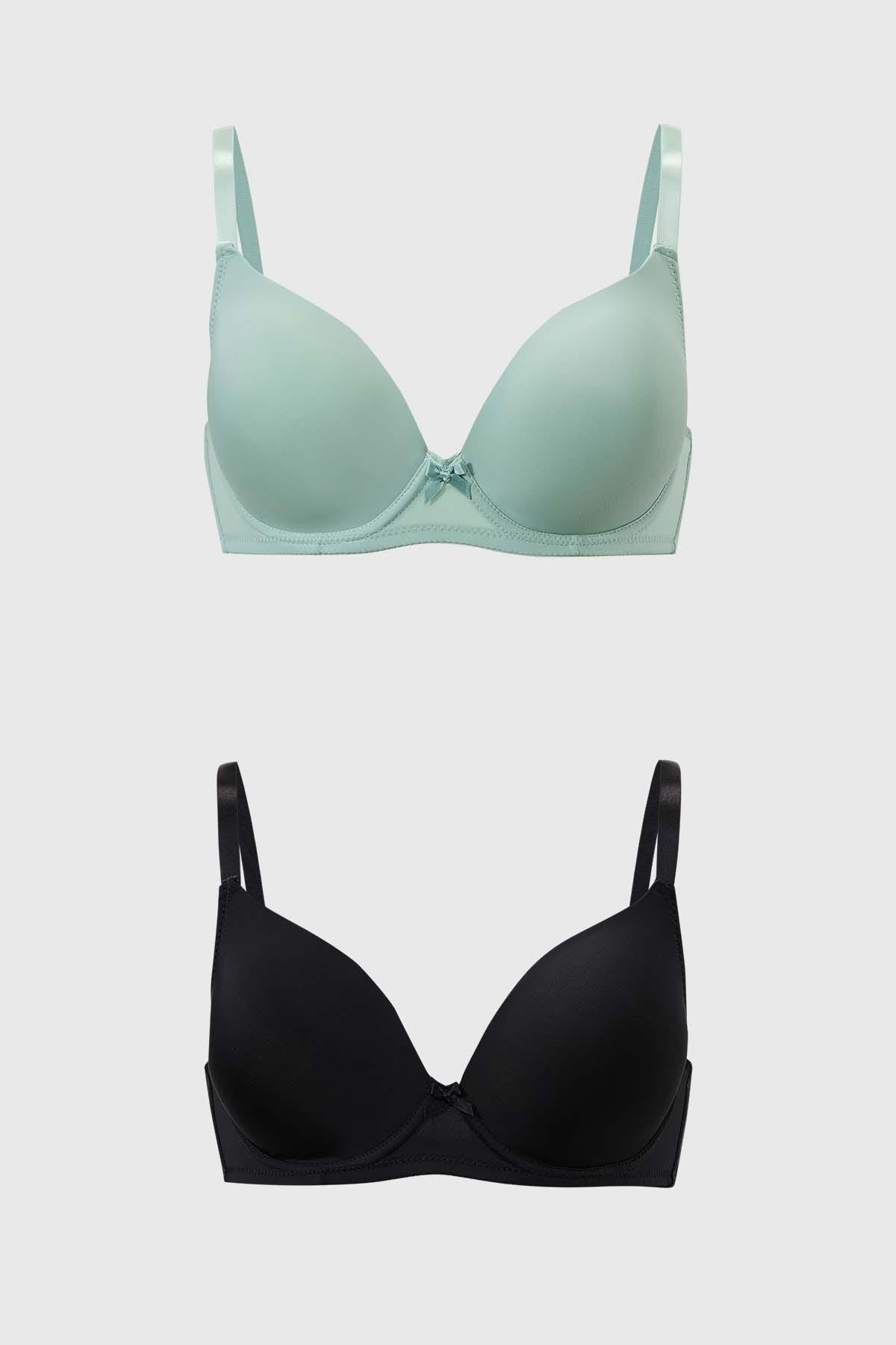 SOSTÉN MUJER BIPACK BÁSICO LISO MENTA