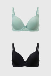 Sostén Mujer Bipack Básico Menta