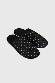 Pantufla Hombre Negro