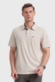 POLERA HOMBRE LISA BEIGE