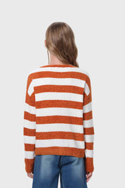 Sweater Niña Rayas Camel