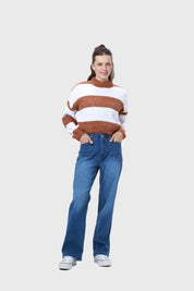Sweater Mujer Chenille Café