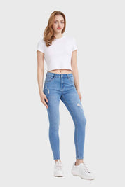 Jeans Mujer Skinny Lia Azul