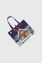 BOLSA HOME NAVIDEÑA ROSADO