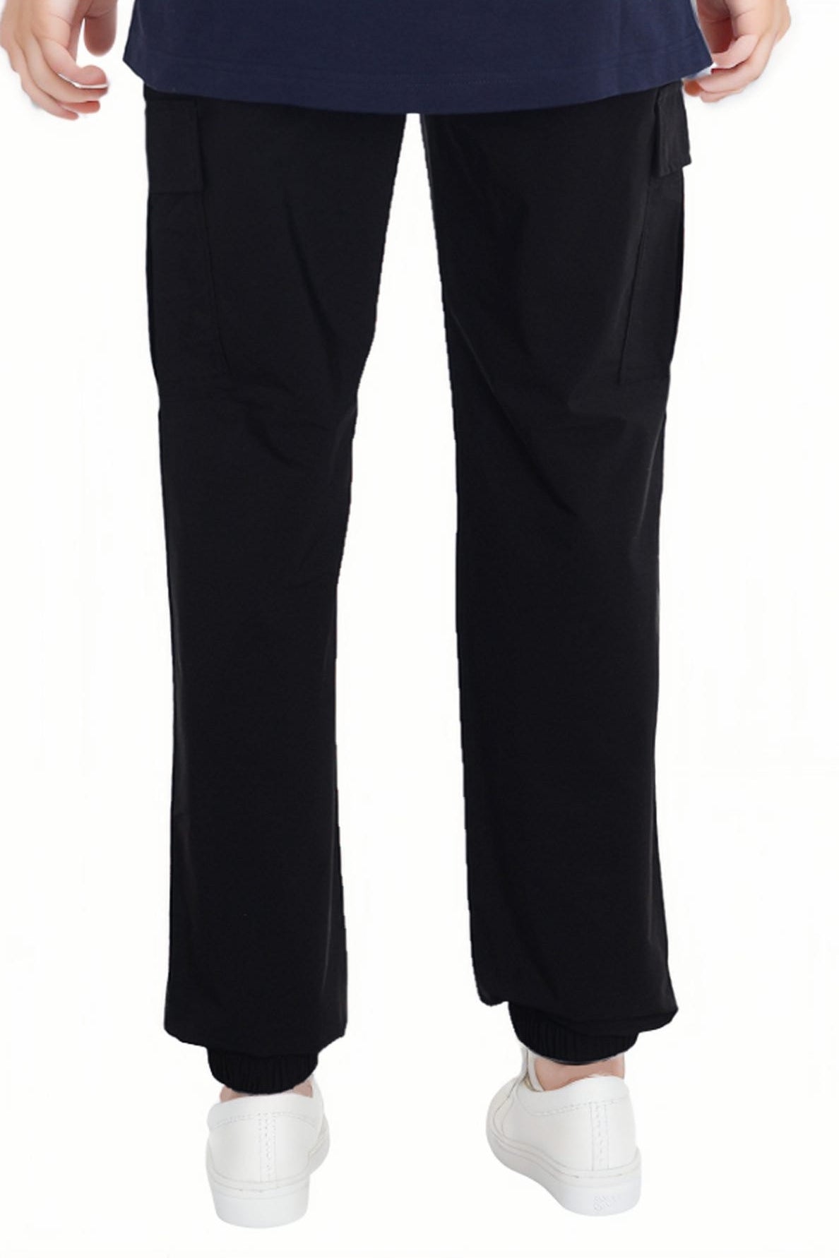 Pantalón Niño Cargo Tipo Parachute Negro