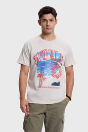 Polera Hombre Beige