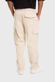 Pantalón Hombre Cargo Calce Recto Beige