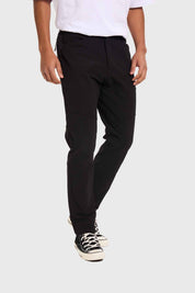 Pantalón Hombre Cargo Calce Recto Negro