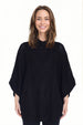 Sweater Mujer Poncho Negro