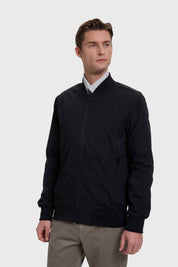 Chaqueta Hombre Bomber Negro