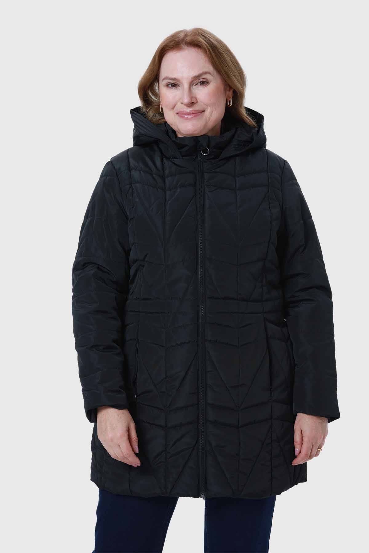 Parka Mujer Negro