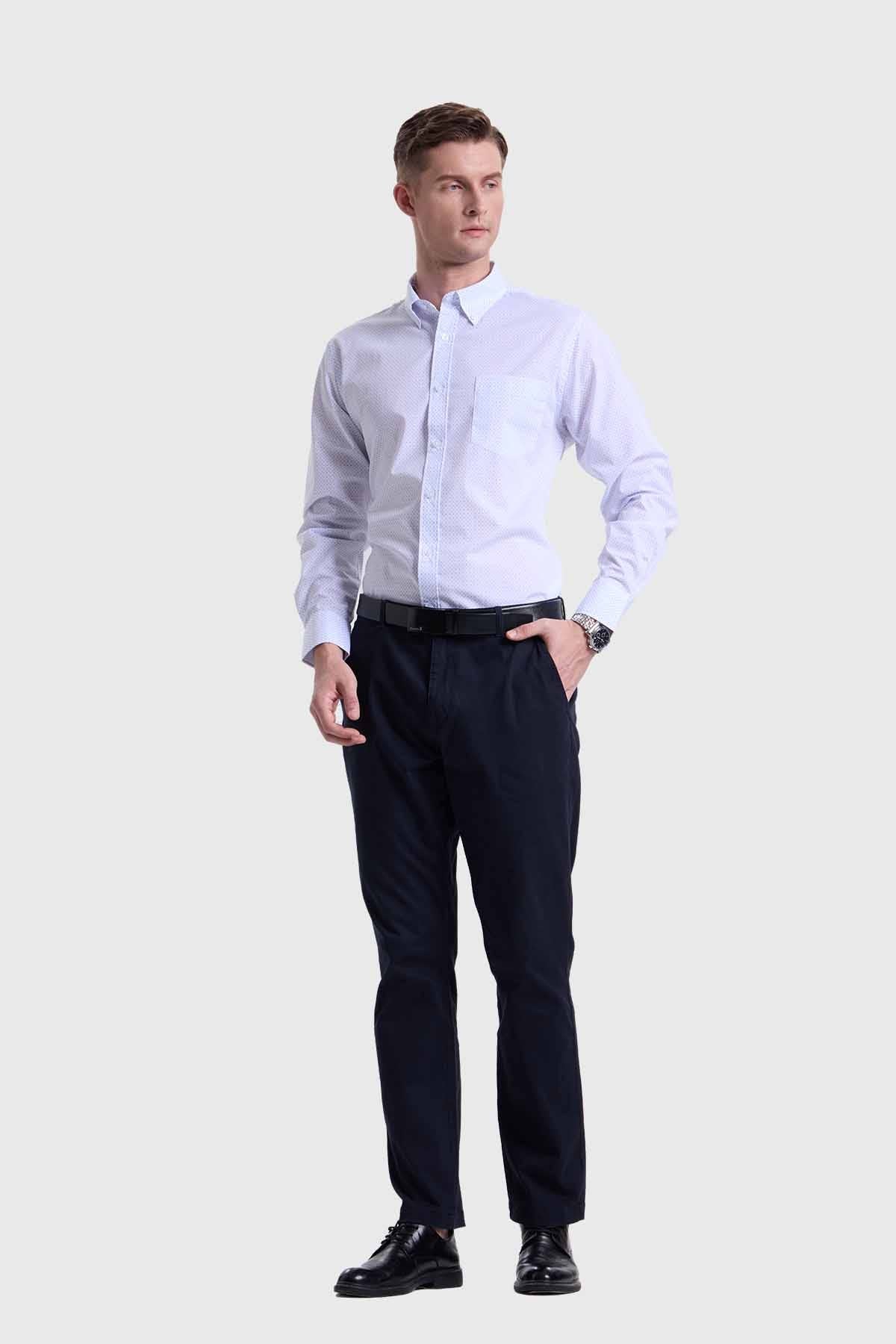 Pantalón Hombre Pretina Azul