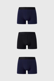 Boxer Hombre Tripack Azul