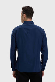 Camisa Hombre Oxford Azul