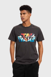 Polera Hombre Starwars Gris