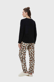 Pijama Mujer Polar Negro