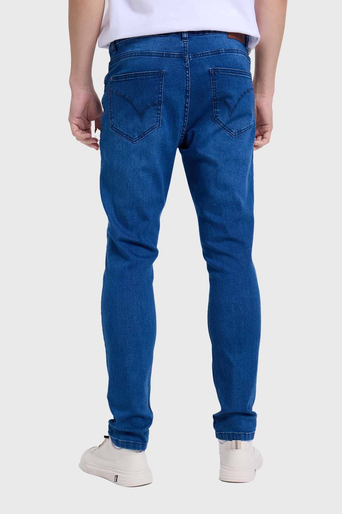 JEANS HOMBRE SKINNY 101 AZUL OSCURO