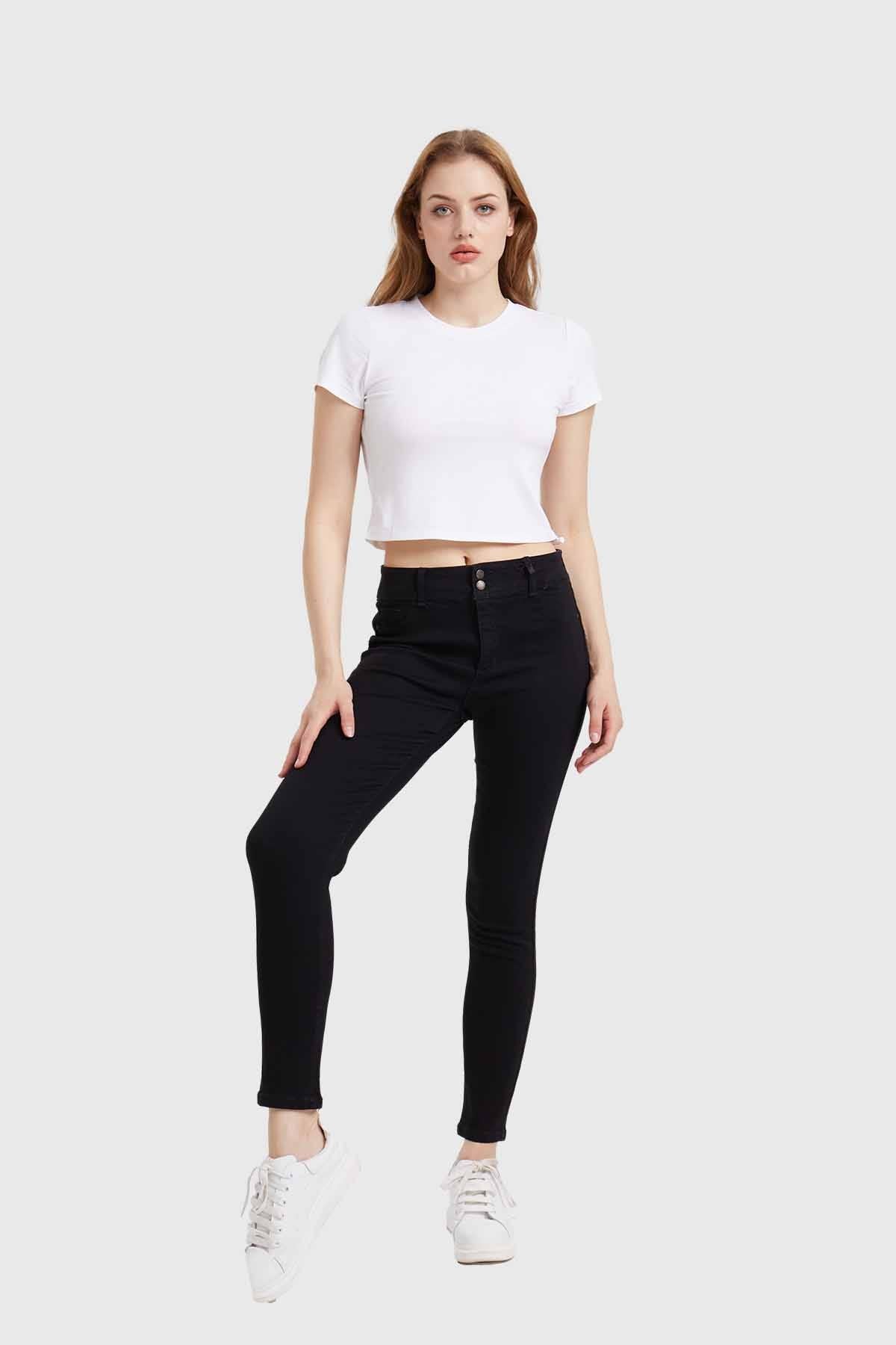 Jeans Mujer Skinny Push Up Jeny Negro