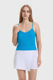 Polera Mujer Pabilo Crop Azul