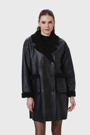 Abrigo Mujer Bonded Chiporro Negro