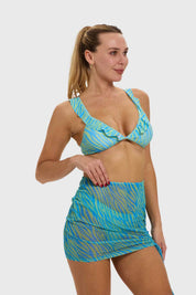 Falda Mujer Ajuste Lateral Aqua